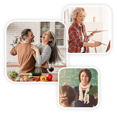 Everyday moments — cooking, painting, teaching